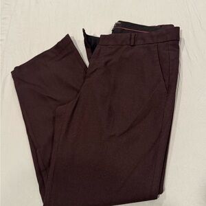 Banana Republic Women’s Rich Burgundy Dress Trousers